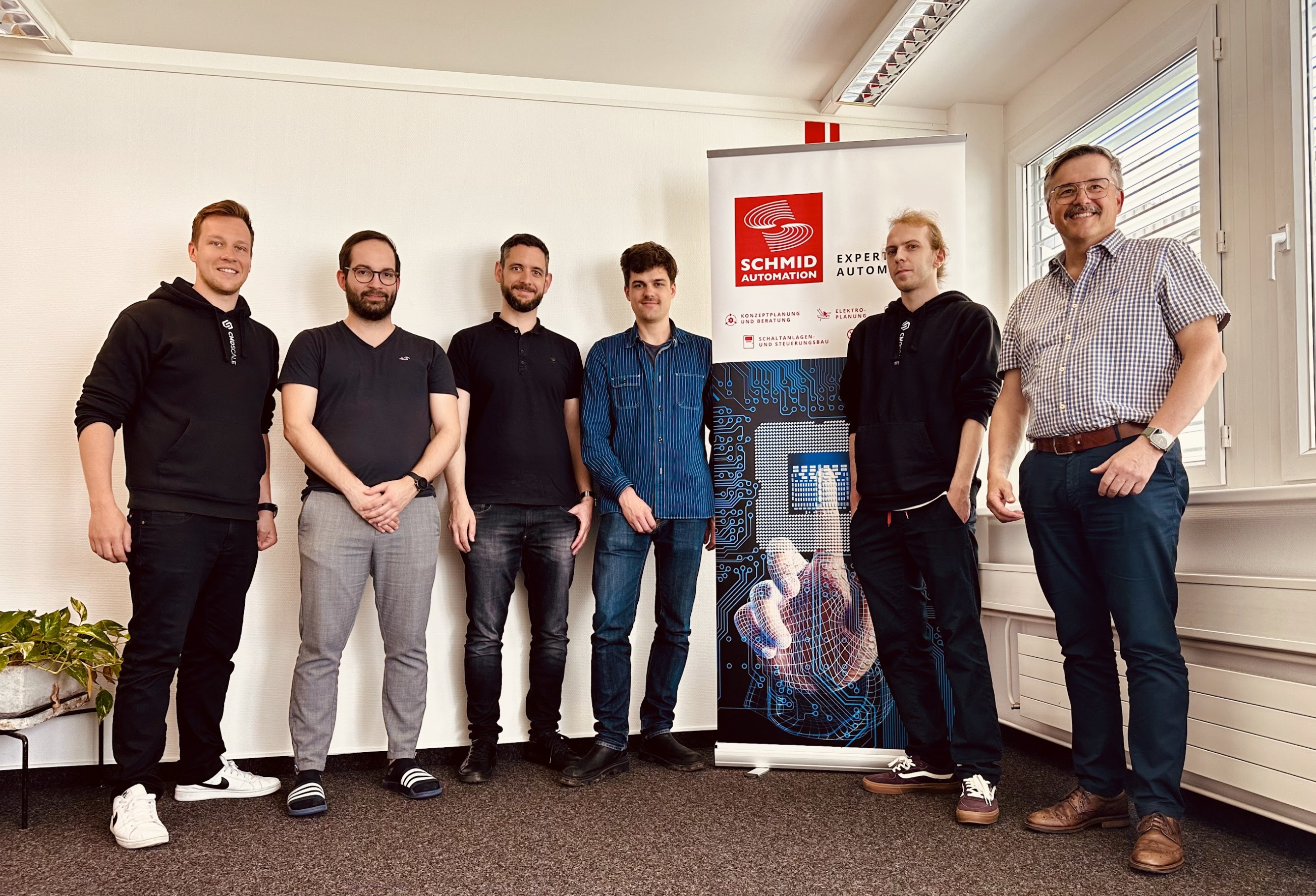 Schmid Automation Team und CmdScale GmbH Team